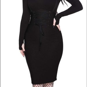 Killstar ~ Night World Pencil Skirt